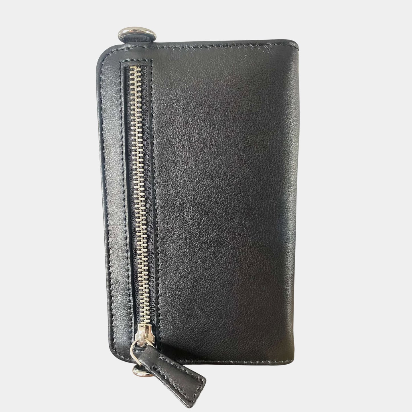 Sac Élégance Compact antivol en cuir - Noir (comprenant 2 sangles)