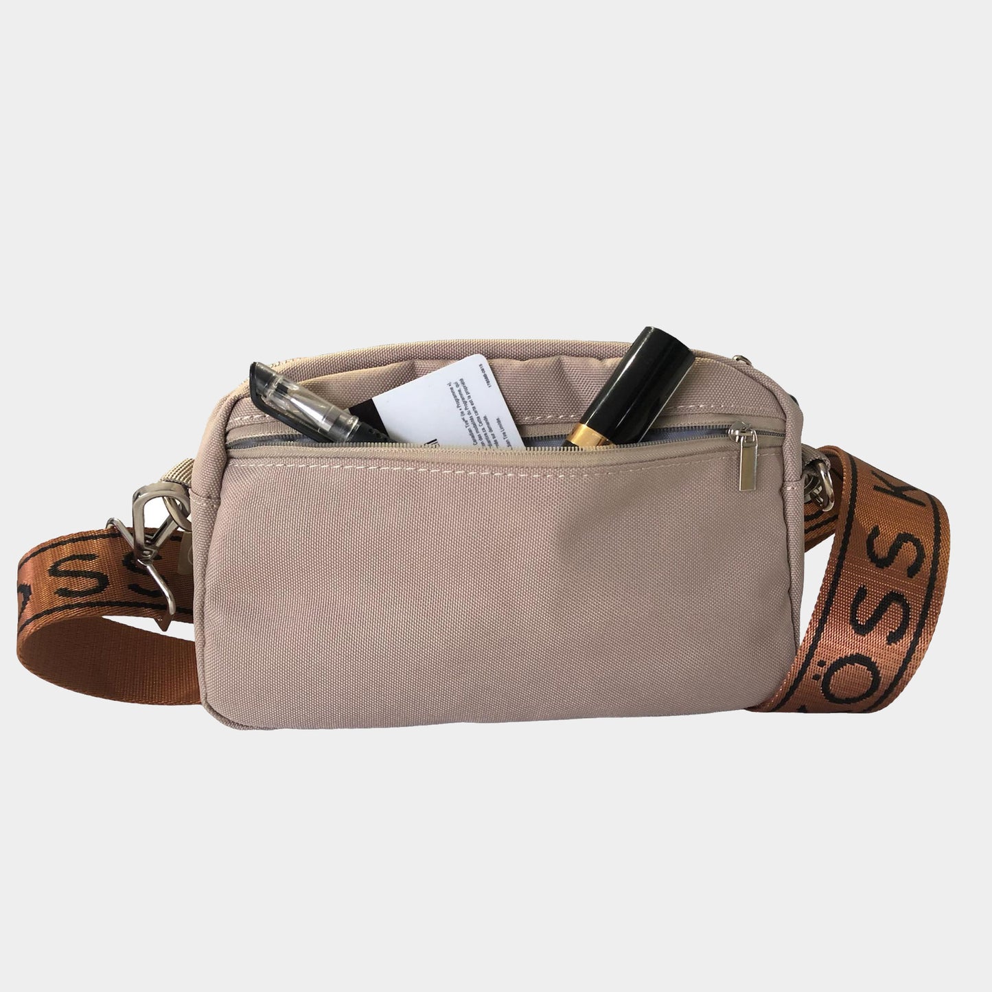 Sac bandoulière beige