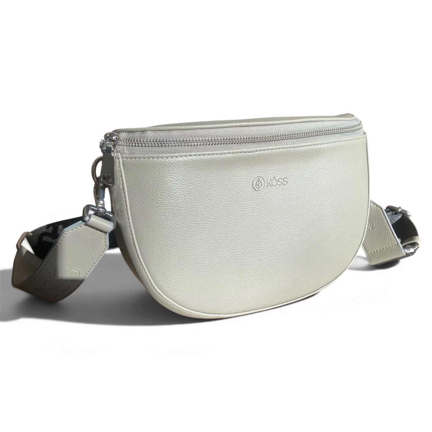 Petit sac demi-lune sauge