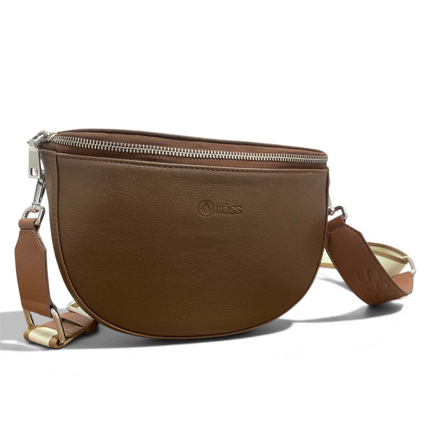 Sac demi-lune marron