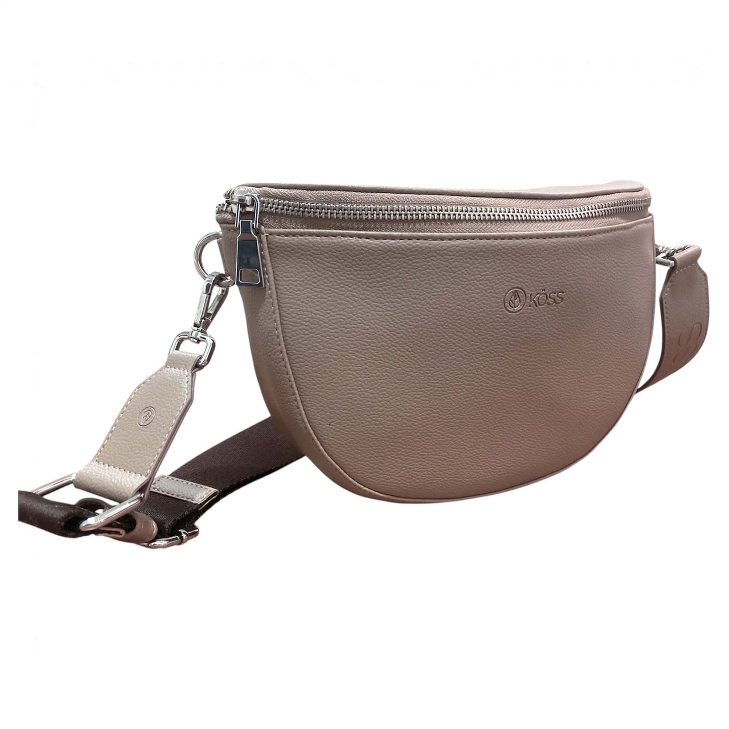 Sac demi-lune beige
