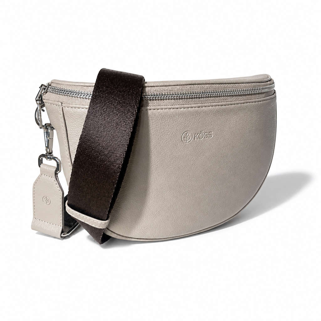 Sac demi-lune beige