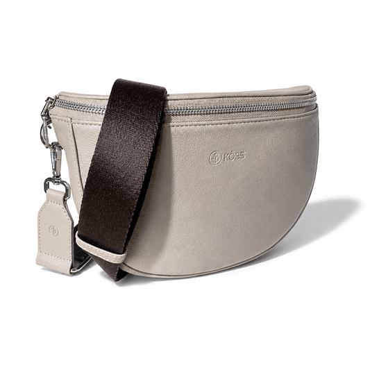 Sac demi-lune beige