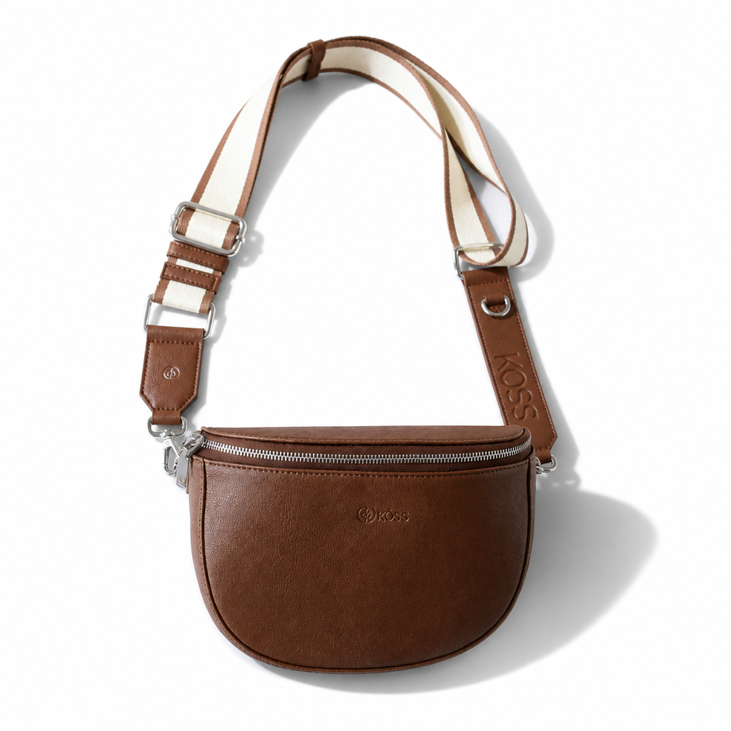 Sac demi-lune marron
