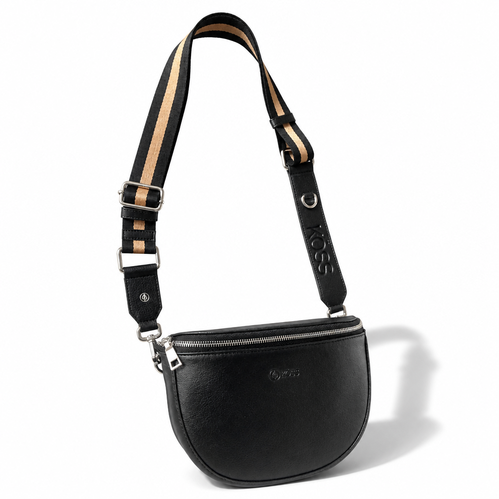 Sac demi-lune noir