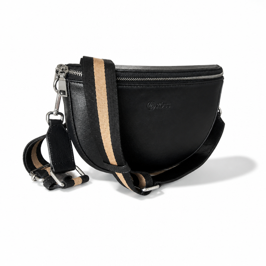Sac demi-lune noir