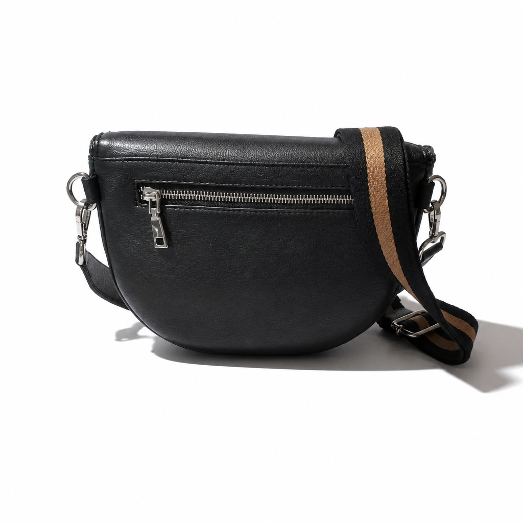Sac demi-lune noir