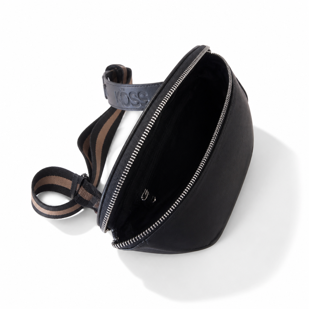Sac demi-lune noir