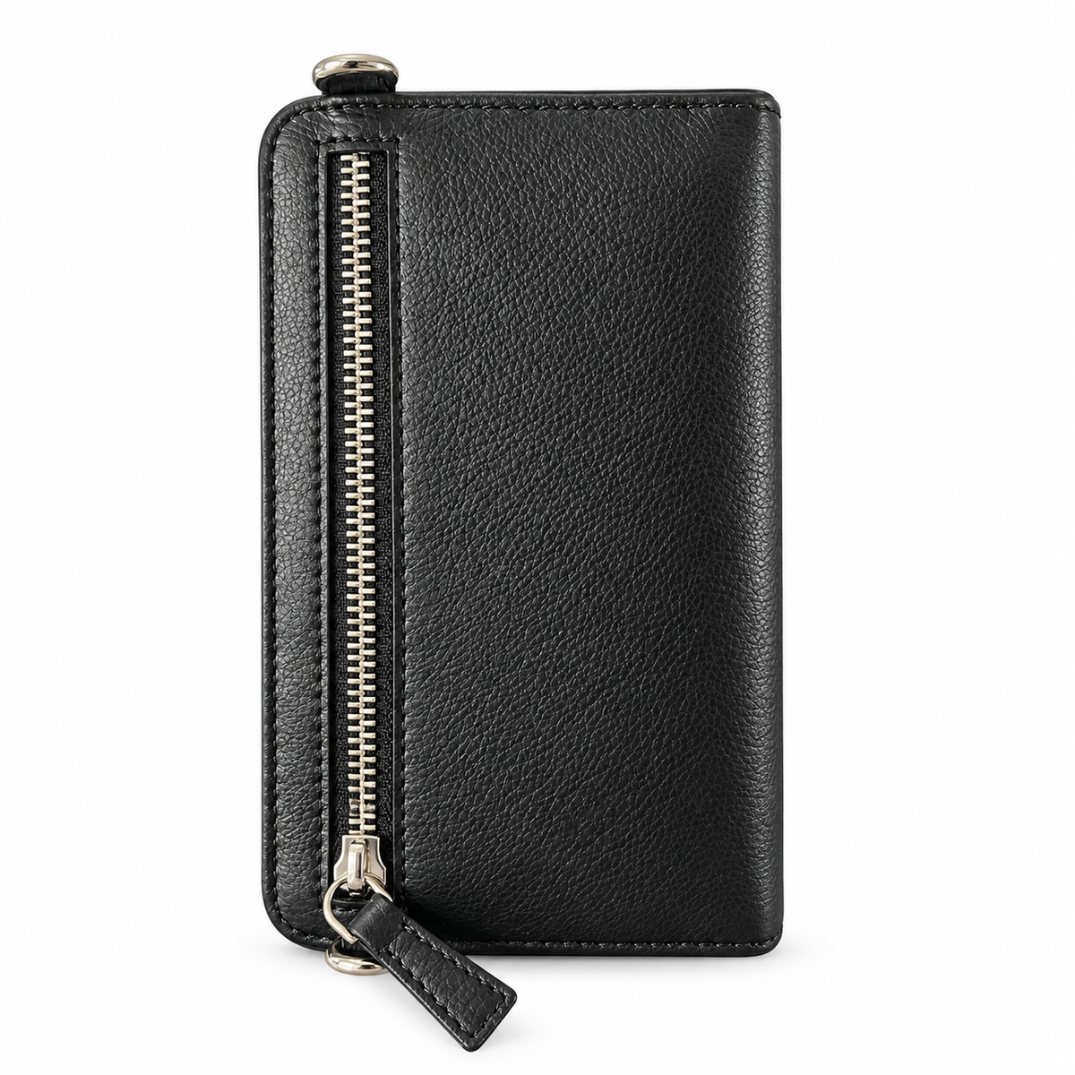 Sac Élégance Compact antivol en cuir - Noir (comprenant 2 sangles)