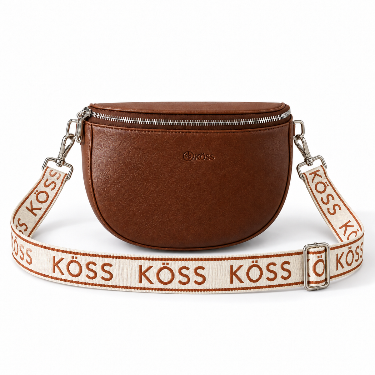 Sac demi-lune marron