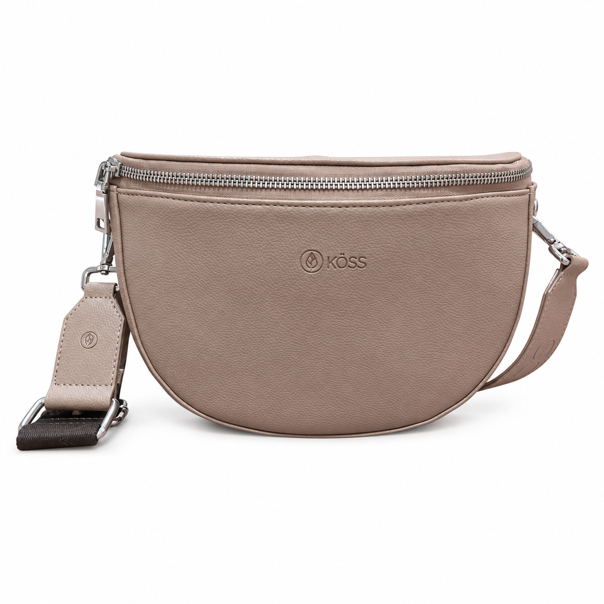 Sac demi-lune beige