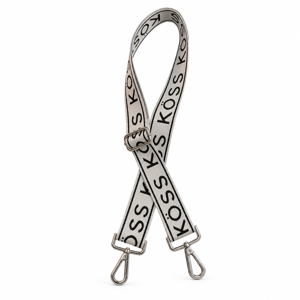 White shoulder strap