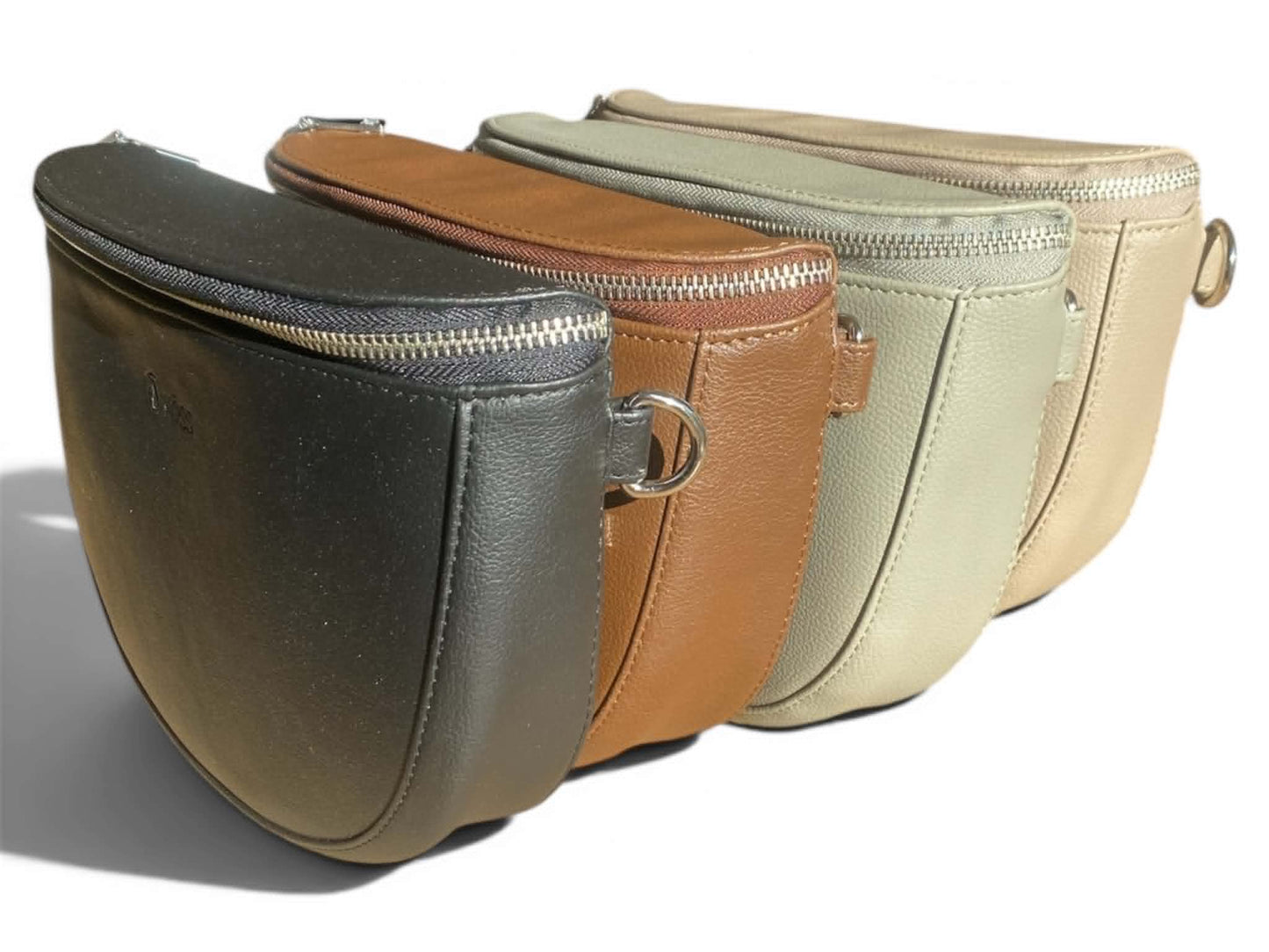 Sac demi-lune marron