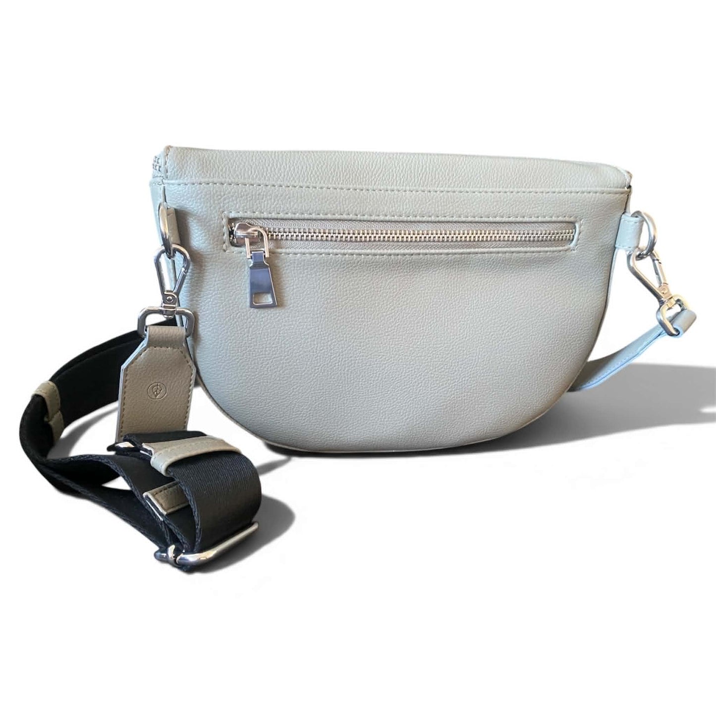 Petit sac demi-lune sauge