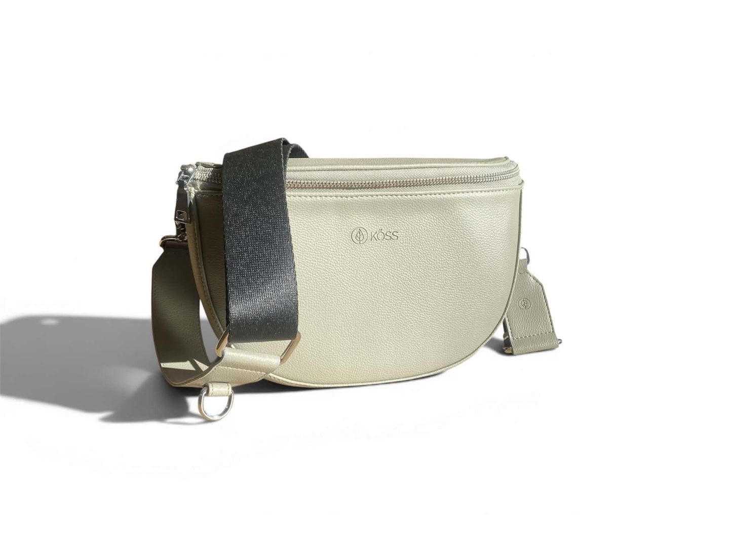 Petit sac demi-lune sauge
